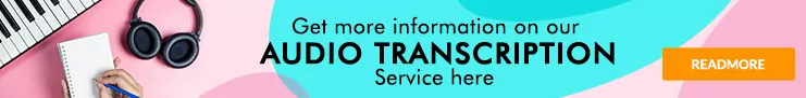 Audio Transcription Services CTA